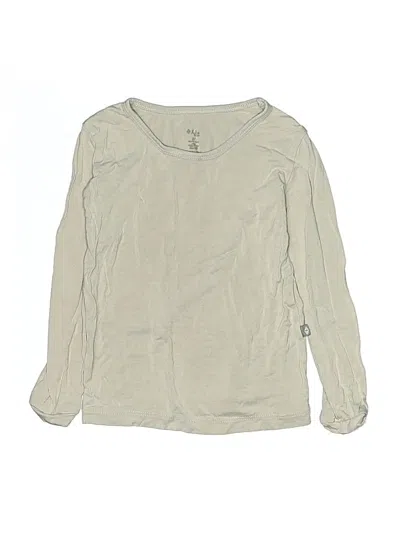 Pre-owned Kyte Baby Kids' Long Sleeve Henley In Tan