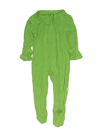 Pre-owned Kyte Baby Kids' Long Sleeve Onesie In Green
