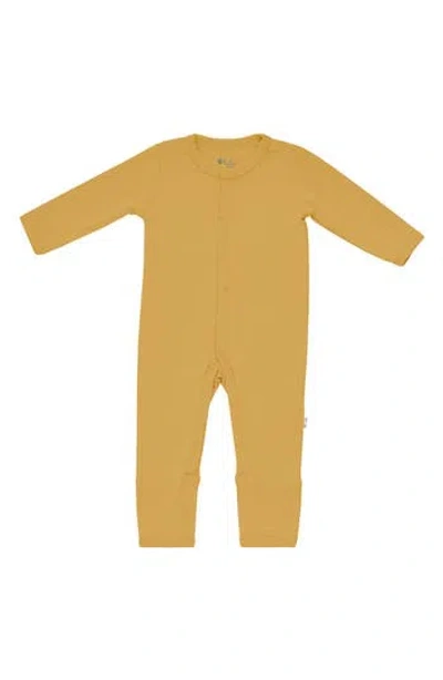 Kyte Baby Marigold Long Sleeve Snap Romper In Yellow