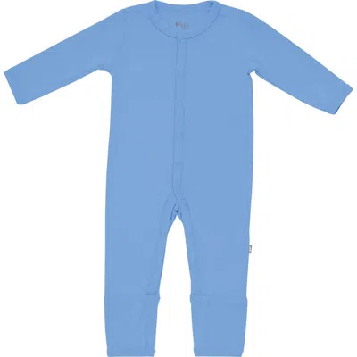 Kyte Baby Periwinkle Snap Romper In Blue