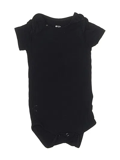Pre-owned Kyte Baby Babies' Short Sleeve Onesie In Black