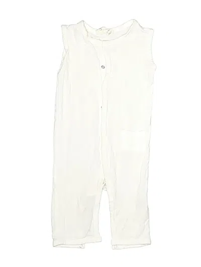 Pre-owned Kyte Baby Kids' Short Sleeve Onesie In Ivory