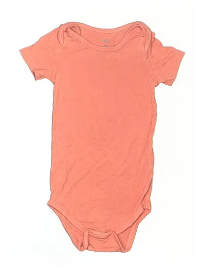 Pre-owned Kyte Baby Kids' Short Sleeve Onesie In Orange
