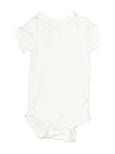 Pre-owned Kyte Baby Babies' Short Sleeve Onesie In White