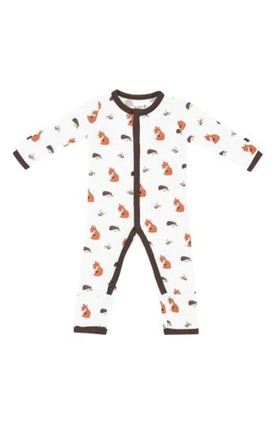 Kyte Baby Sienna Woodland Long Sleeve Snap Romper In Multi