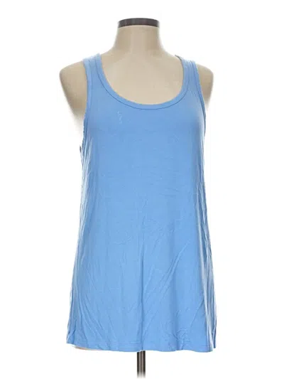 Pre-owned Kyte Baby Tank Top Blue Halter Neckline Tops