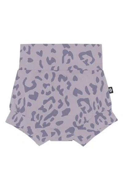 Kyte Baby Taro Leopard Bummies Shorts In Blue