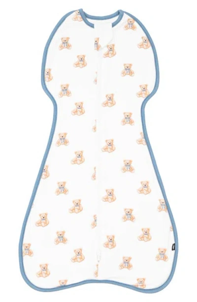Kyte Baby Teddy Bear 0.5 Tog Swaddle Bag In Blue