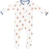 Kyte Baby Teddy Bear Zip-up Footie In Multi