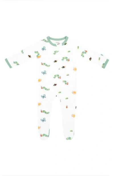 KYTE BABY KYTE BABY 'THE VERY HUNGRY CATERPILLAR' ZIP-UP FOOTIE