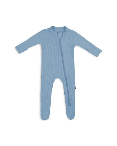 KYTE BABY UNISEX ZIP UP RIBBED FOOTIE - BABY
