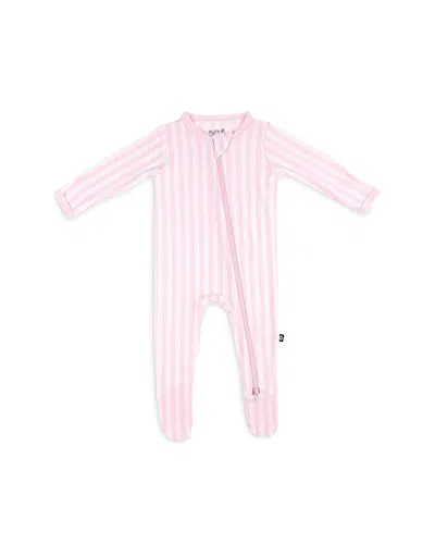 Kyte Baby Unisex Zippered Footie - Baby In Pink