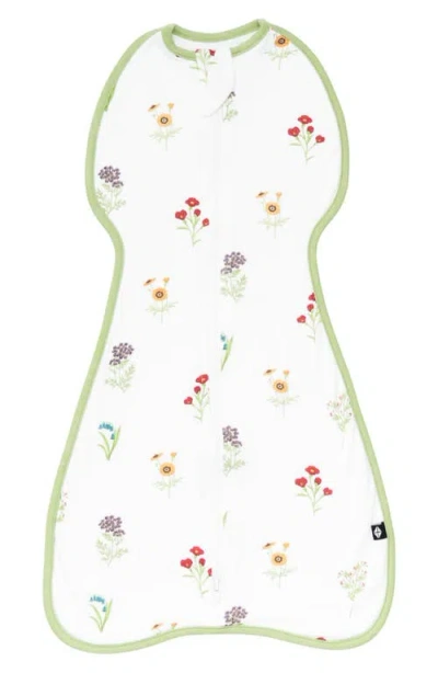 Kyte Baby Wildflower 0.5 Tog Swaddle Bag In White