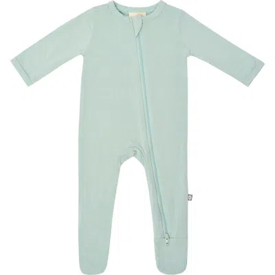 Kyte Baby Zip-up Footie In Green