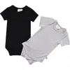 Kyte Baby Assorted 2-pack Bodysuits In Midnight/storm