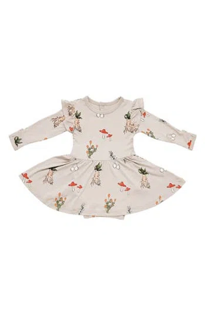 Kyte Baby Herbology Long Sleeve Skirted Bodysuit