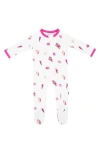Kyte Baby Sea Shell Zip-up Footie In Raspberry Shell