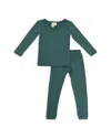 Kyte Baby Unisex Long Sleeve Pajama Top & Pants Set - Little Kid In Emerald