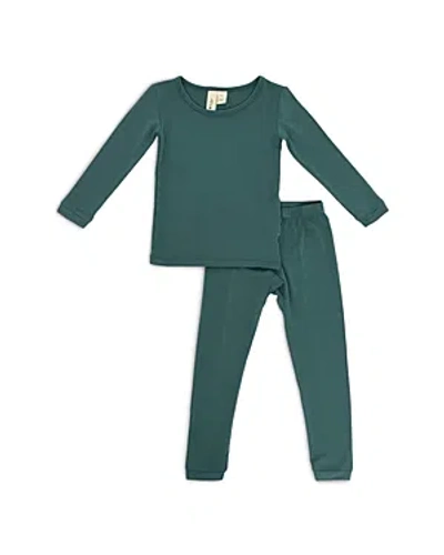 Kyte Baby Unisex Long Sleeve Pajama Top & Pants Set - Little Kid In Sage