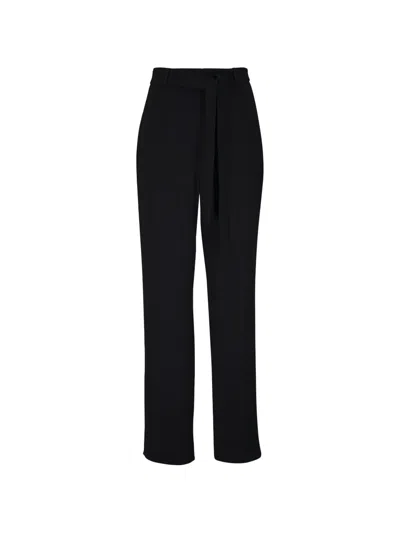 Kz_k Studio Belted Trousers In Black