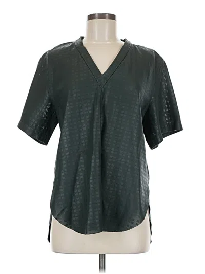 Pre-owned Kz_k Studio Short Sleeve Blouse In Green