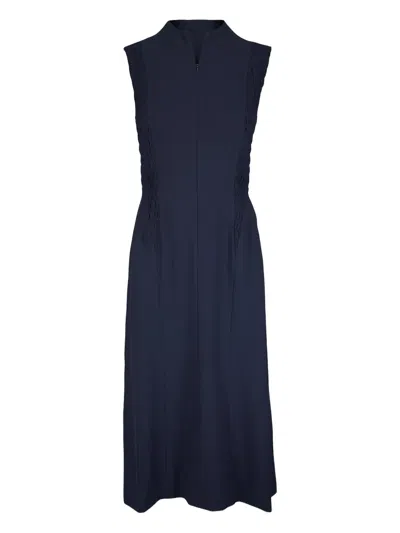 Kz_k Studio Sleeveless Midi Dress In Blue