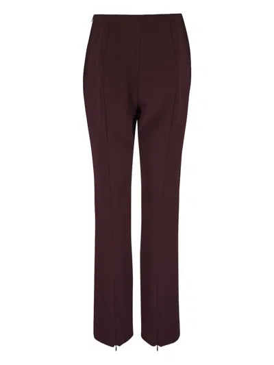 Kz_k Studio Straight Trousers In Red