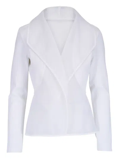 Kz_k Studio Wide-lapels Blazer In White