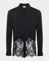 L'agence Adalee Lace Blouse In Black