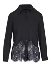 L'agence Adalee Lace Blouse In Black