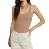 L Agence Adira Scoopneck Tank Top In Cappuccino