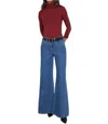 L Agence Beau Wide-leg Jean In Red