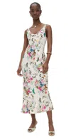 L Agence Akiya Tank Dress Charonda Butterfly In Charonda Butterfly