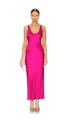 L Agence Akiya Dress In Pink