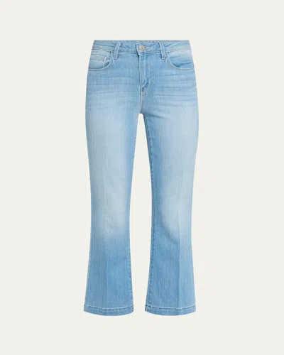 L Agence Ali High-rise Slim Flare Jeans In Amherst
