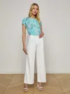 L Agence Alicent Wide-leg Jean In Blue