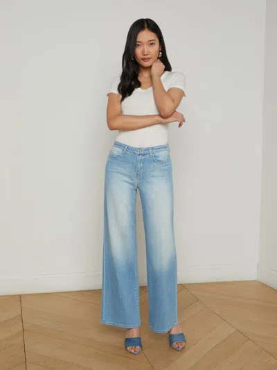 L Agence Alicent Wide-leg Jean In Fontana
