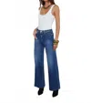 L Agence Alicent Wide Leg Jean In Desoto In Blue