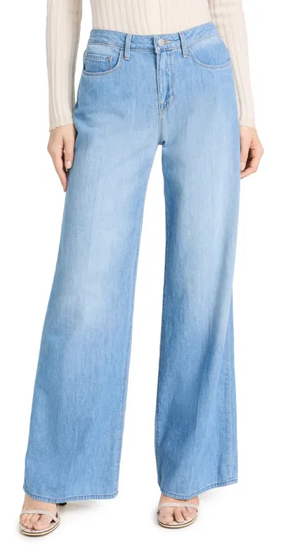 L AGENCE ALICENT WIDE LEG JEANS HAVANA