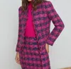 L Agence Angelina Tweed Jacket In Multi