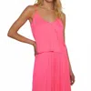 L'agence Aoi Cropped Camisole In Shocking Pink In Pink