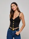 L Agence Artemis Knit Corset Top In Multi