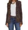 L Agence Azure Cardigan Blazer In Multi