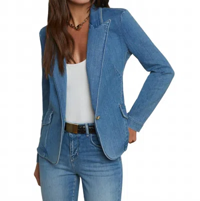 L'agence Baldwin Denim Blazer In Provo In Blue
