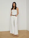 L'agence Scottie High Rise Wide-leg Jeans In Blanc