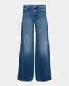 L Agence Beau Wide-leg Jeans In Blue