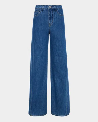 L AGENCE BEAU WIDE-LEG JEANS