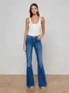 L Agence Bell Flare Jean In Blue