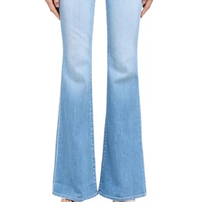 L Agence Bell Flare Pant In Blue