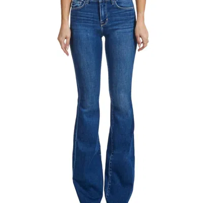 L Agence Bell Flare Pant In Hawthorne In Blue